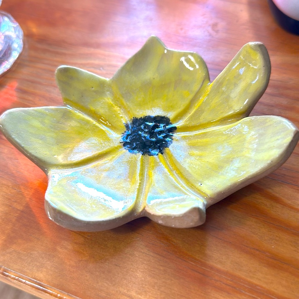 Handmade ceramic dish